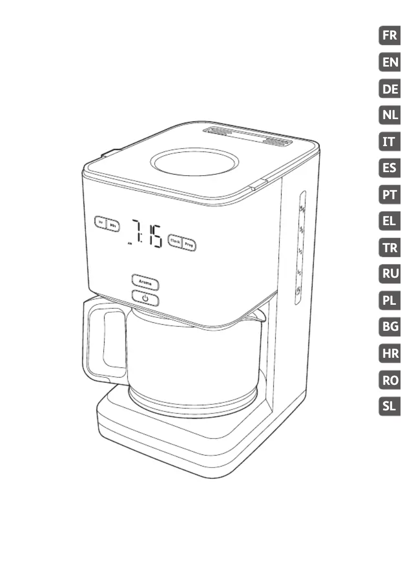 Page 1 de la notice Manuel utilisateur Tefal CM600840