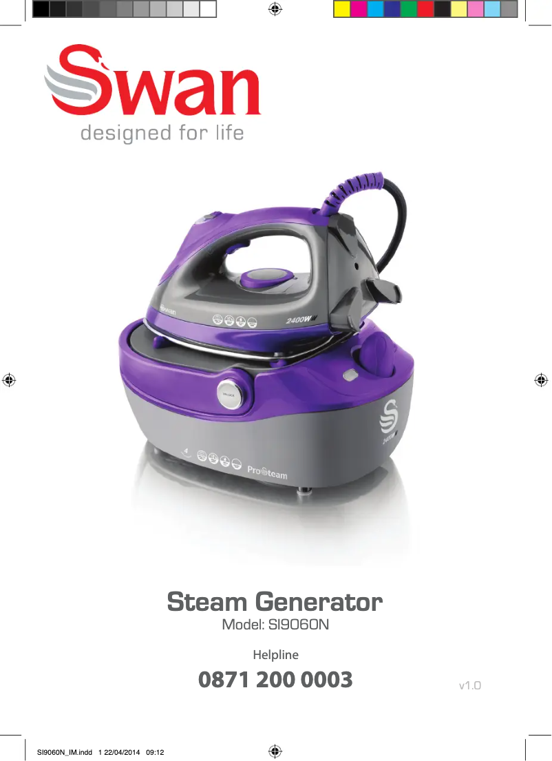 Image de la première page du manuel de l'appareil SI9060N