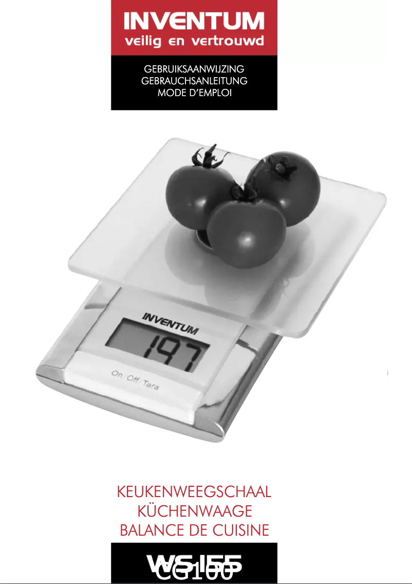 Image de la première page du manuel de l'appareil WS155