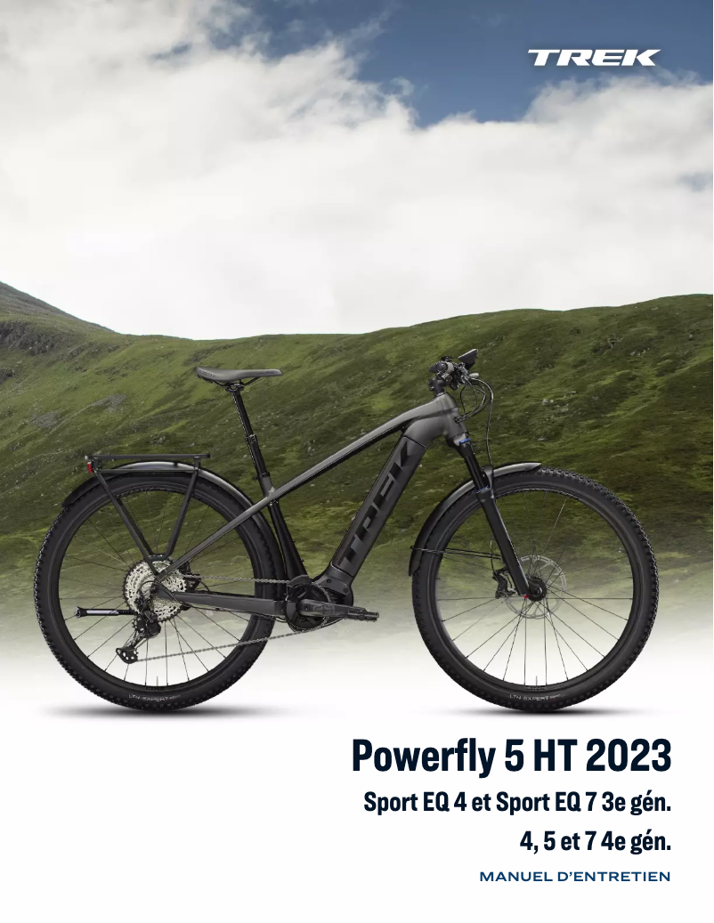 Page 1 de la notice Manuel utilisateur Trek Powerfly Sport 7 Equipped Gen 3