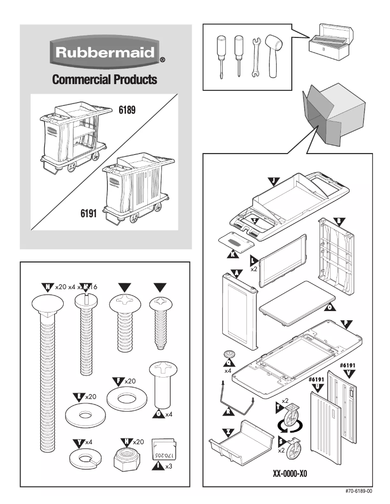 Image de la première page du manuel de l'appareil 6189