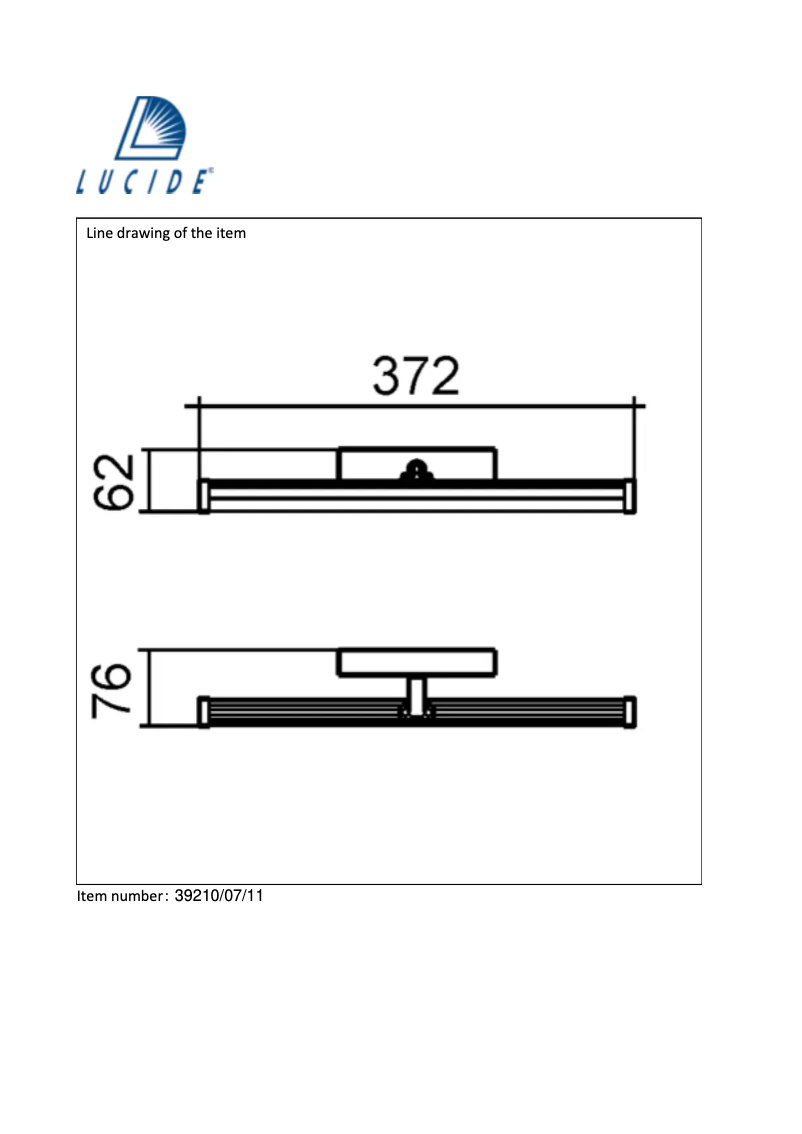Page 1 de la notice Manuel utilisateur Lucide Belpa-LED