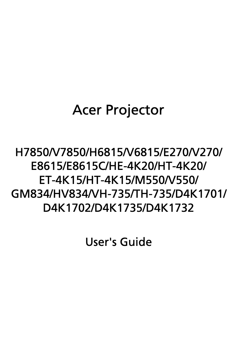 Image de la première page du manuel de l'appareil H7850BD