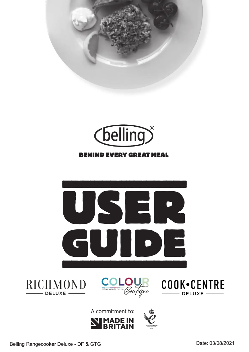 Image de la première page du manuel de l'appareil BCC900GTGSS