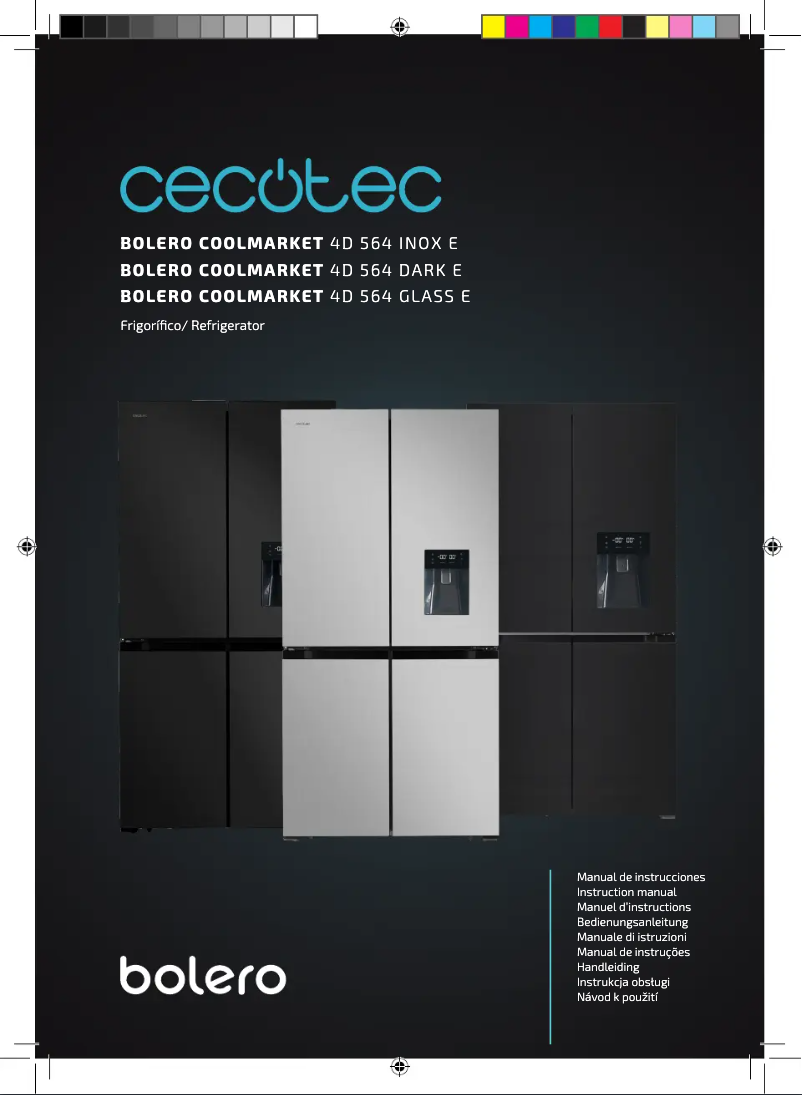 Image de la première page du manuel de l'appareil Bolero CoolMarket 4D 564