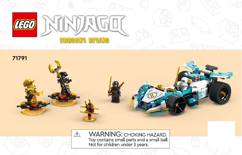 Page n°1 - Consignes visuelles Lego Ninjago 71791
