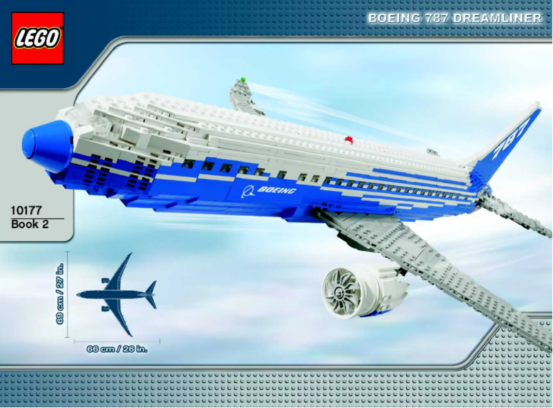 Page 1 de la notice Manuel utilisateur Lego Boing 10177