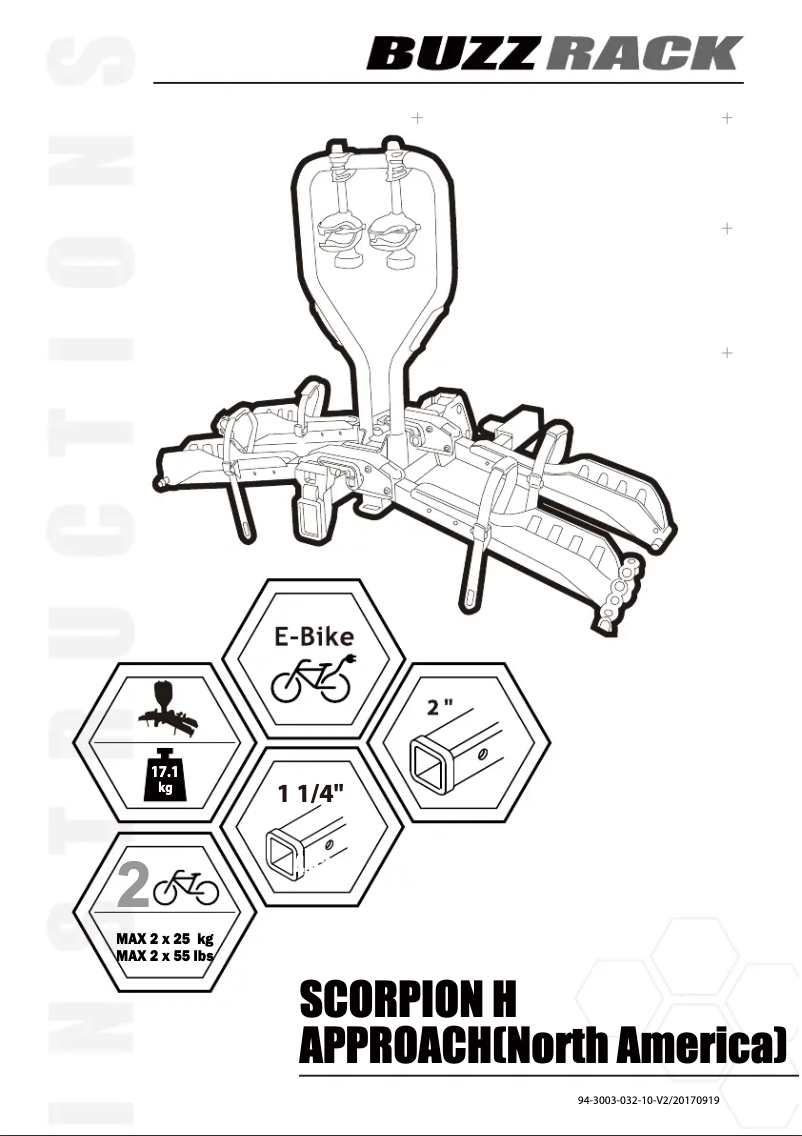 Page n°1 - Manuel utilisateur Buzz Rack Scorpion H