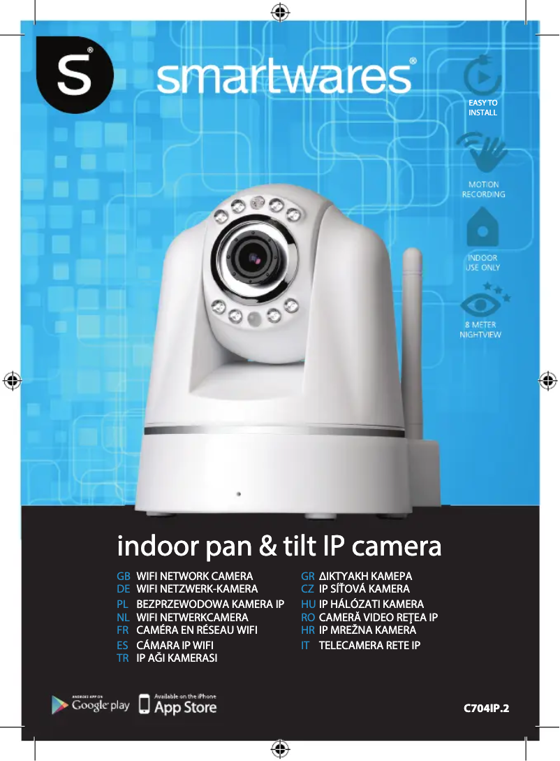 Page 1 de la notice Manuel utilisateur Smartwares SW C704IP.2 PT