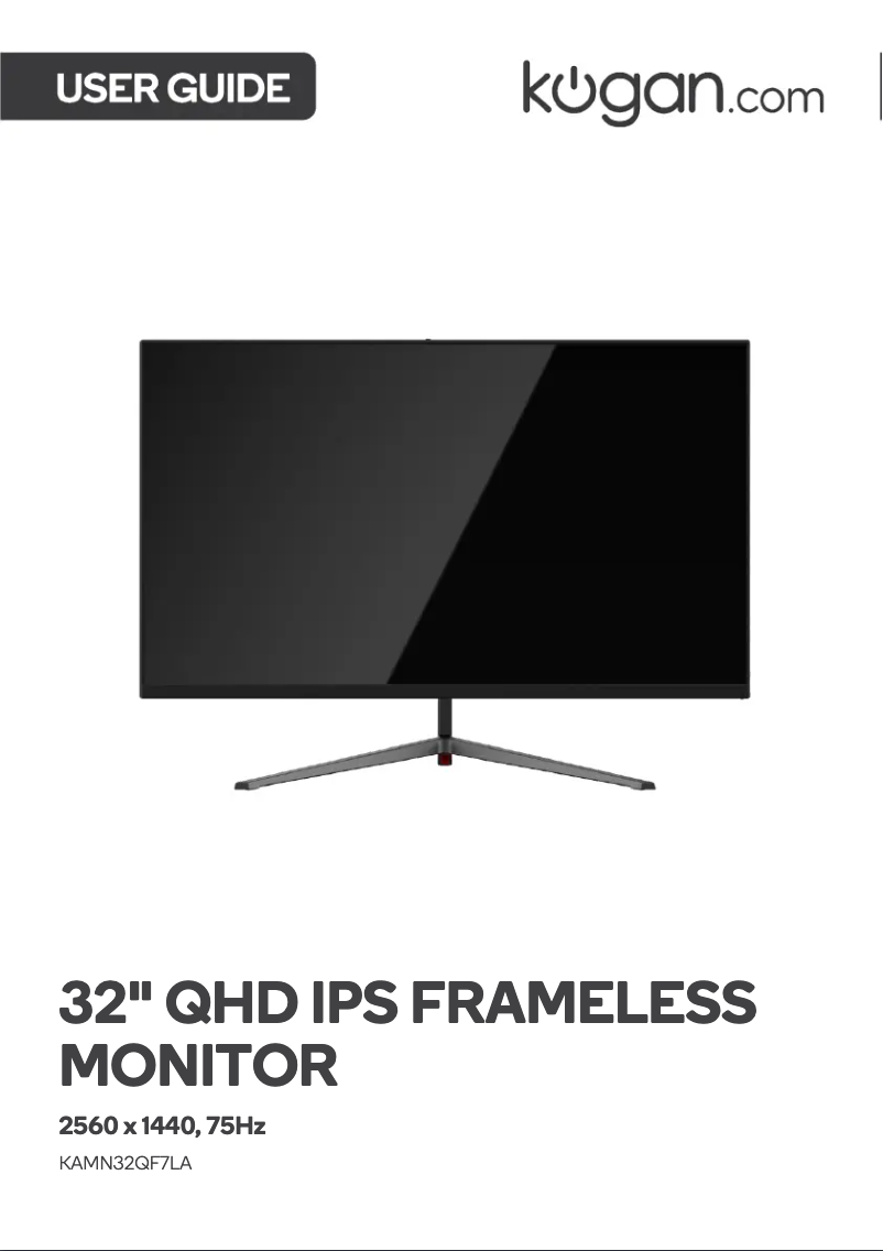 Imagen de la primera página del manual del dispositivo KAMN32QF7LA