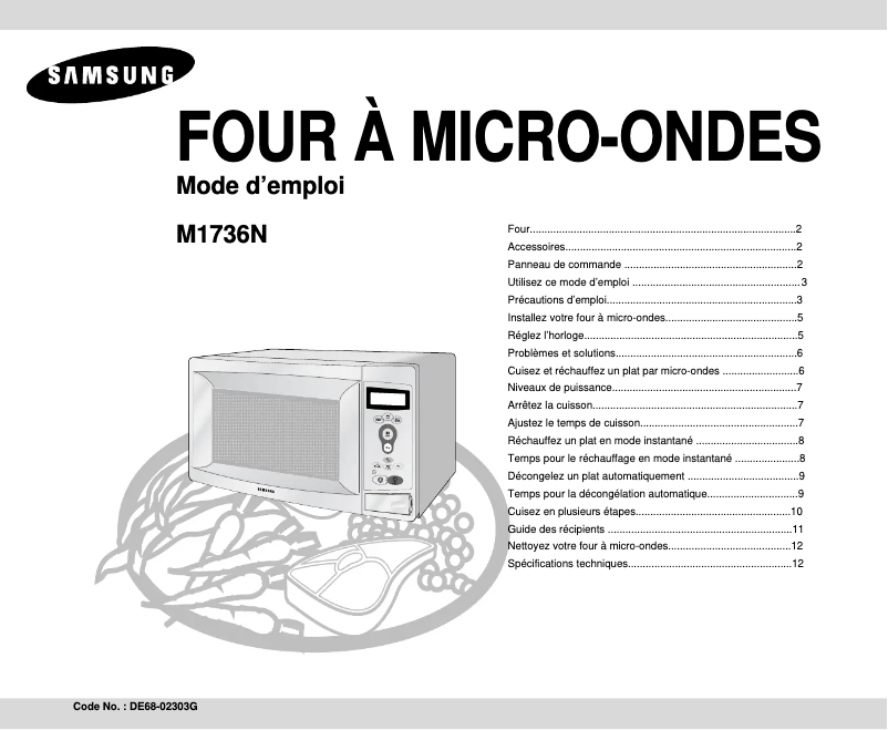 Página 1 del manual Manual de usuario Samsung M1736N