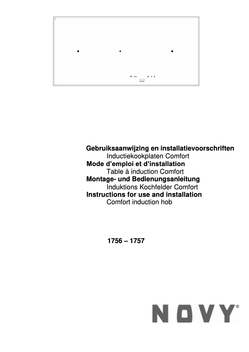 Image de la première page du manuel de l'appareil 1756