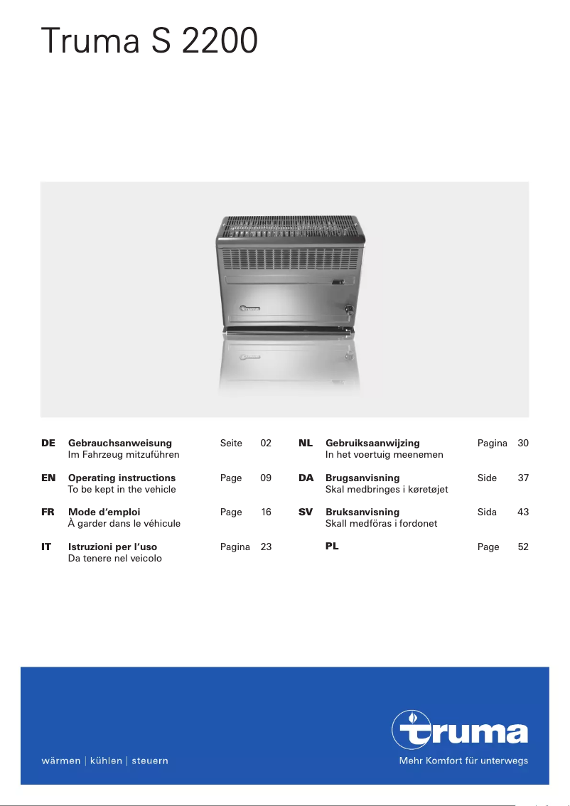 Image de la première page du manuel de l'appareil S 2200