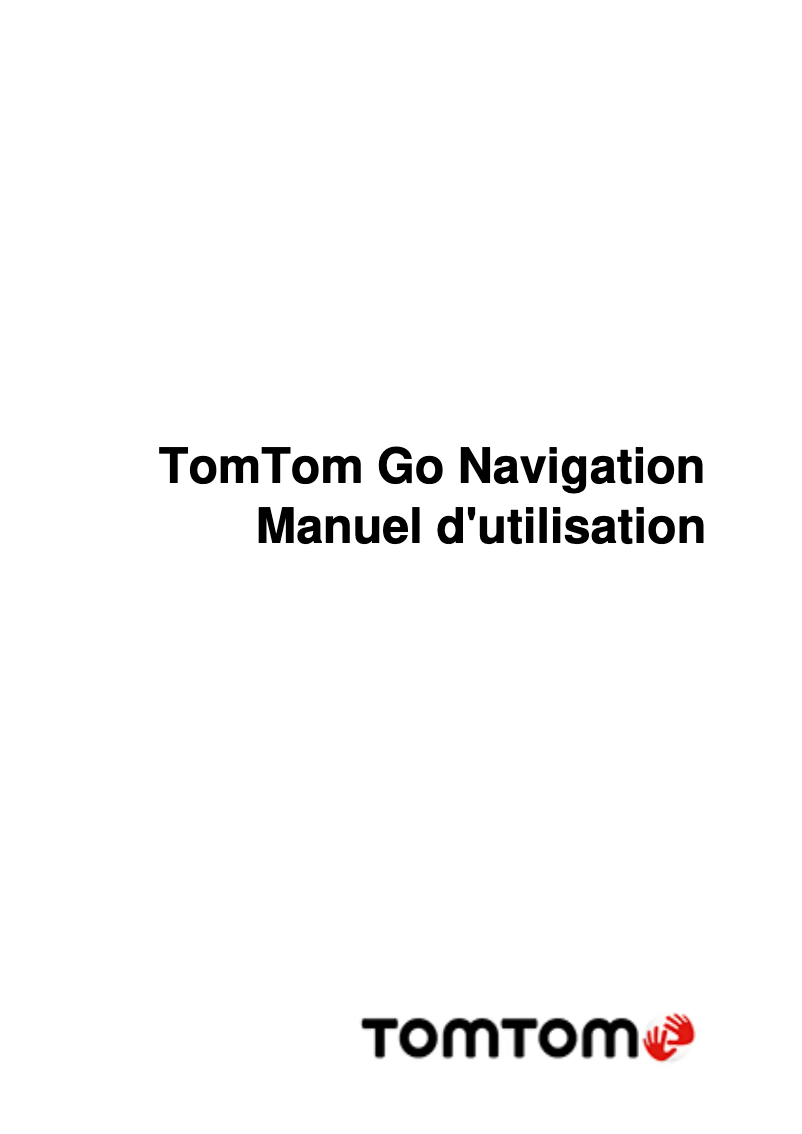 Image de la première page du manuel de l'appareil GO Navigation