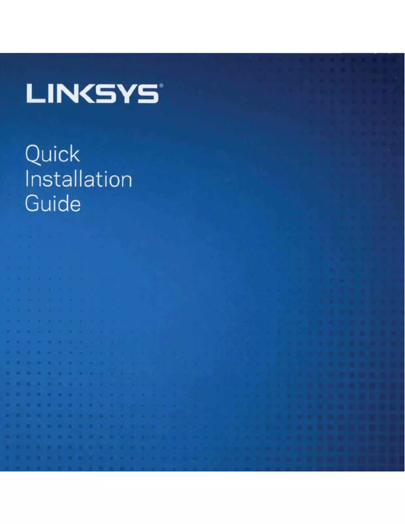 Page n°1 - Manuel utilisateur Linksys SE3008