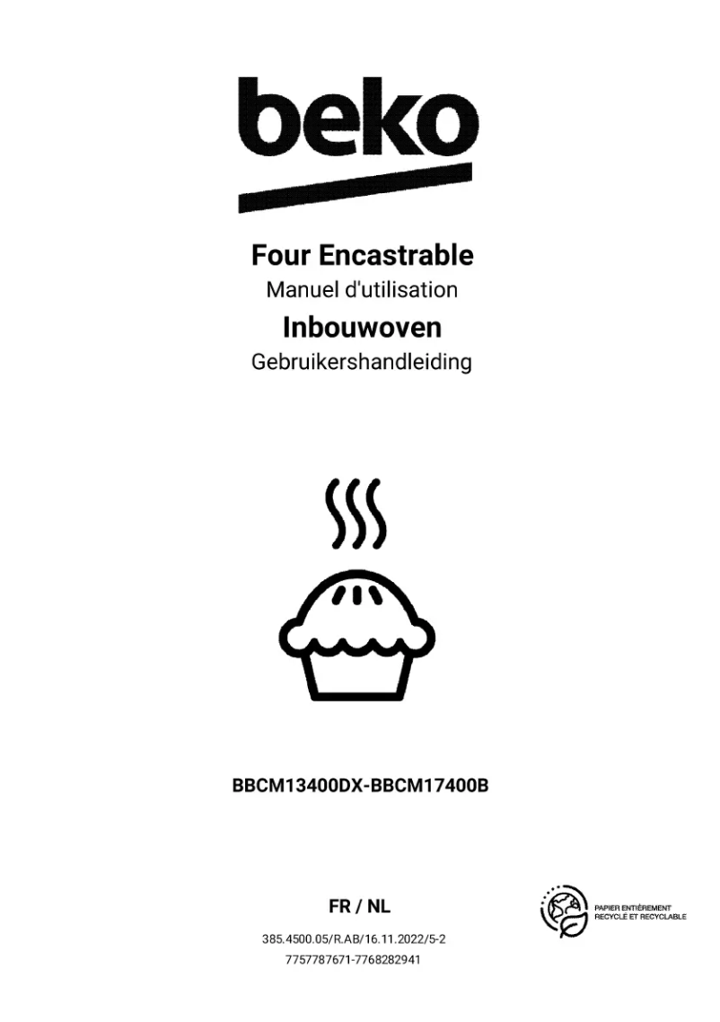 Image de la première page du manuel de l'appareil BBCM13400DX