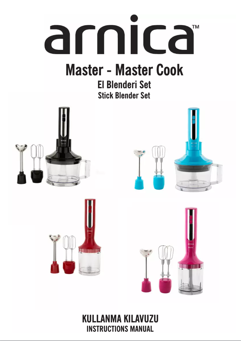 Image de la première page du manuel de l'appareil Master Cook