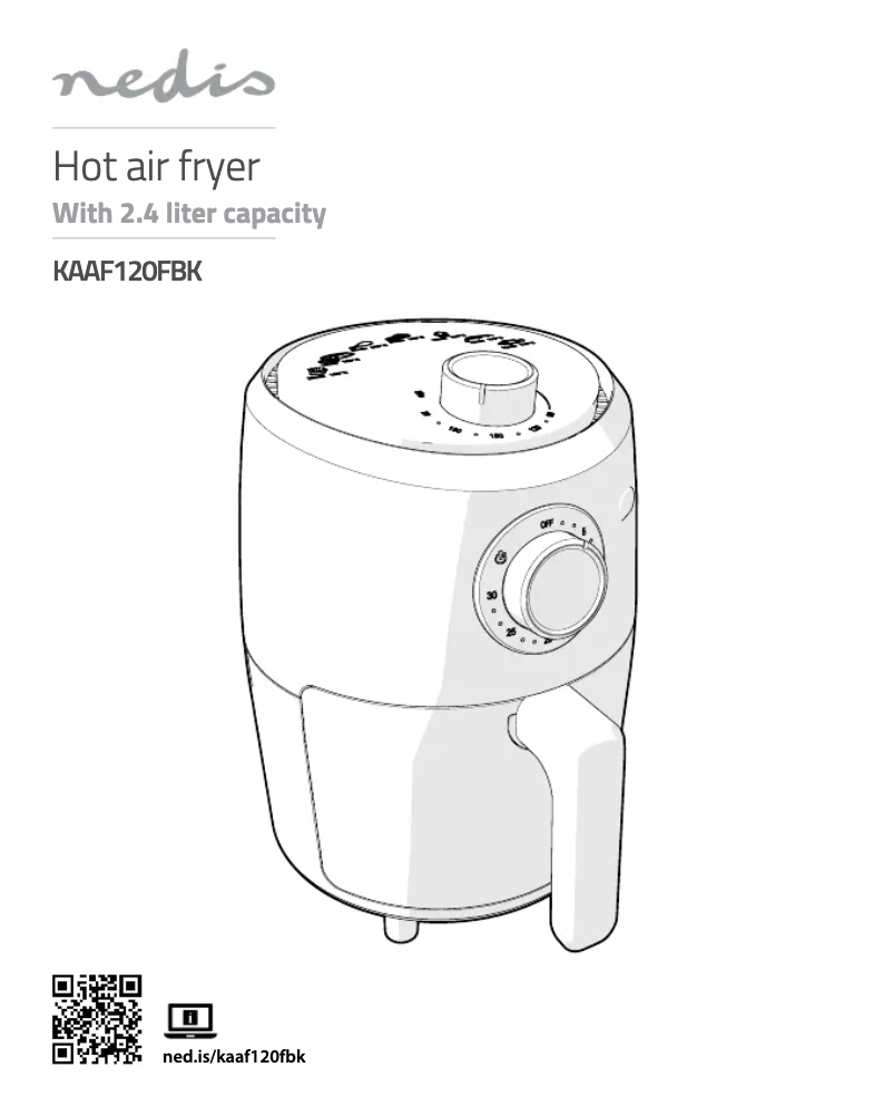 Page 1 of the manual User Manual Nedis KAAF120FBK