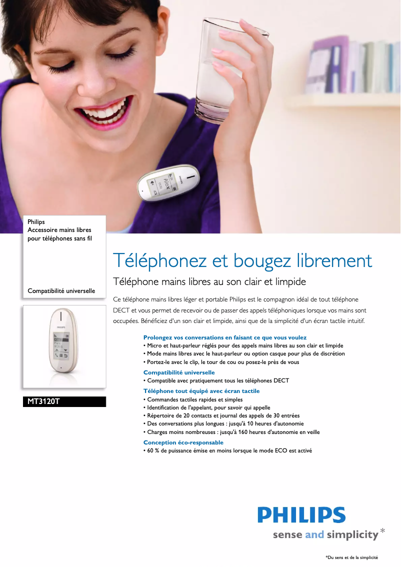 Imagen de la primera página del manual del dispositivo MT3120T