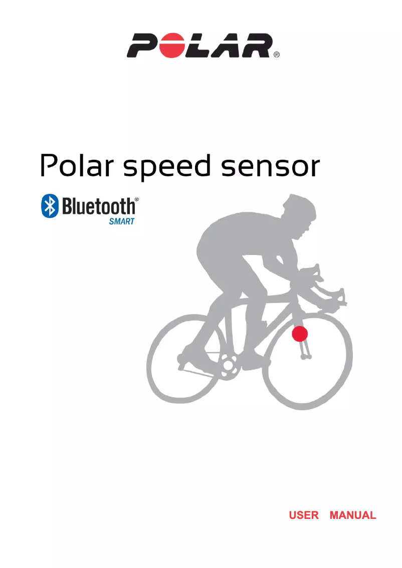 Page 1 de la notice Manuel utilisateur Polar Speed Sensor Bluetooth Smart
