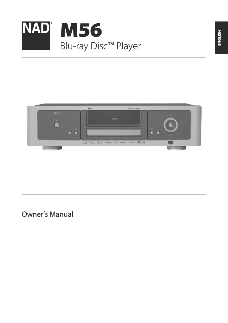 Image de la première page du manuel de l'appareil M56