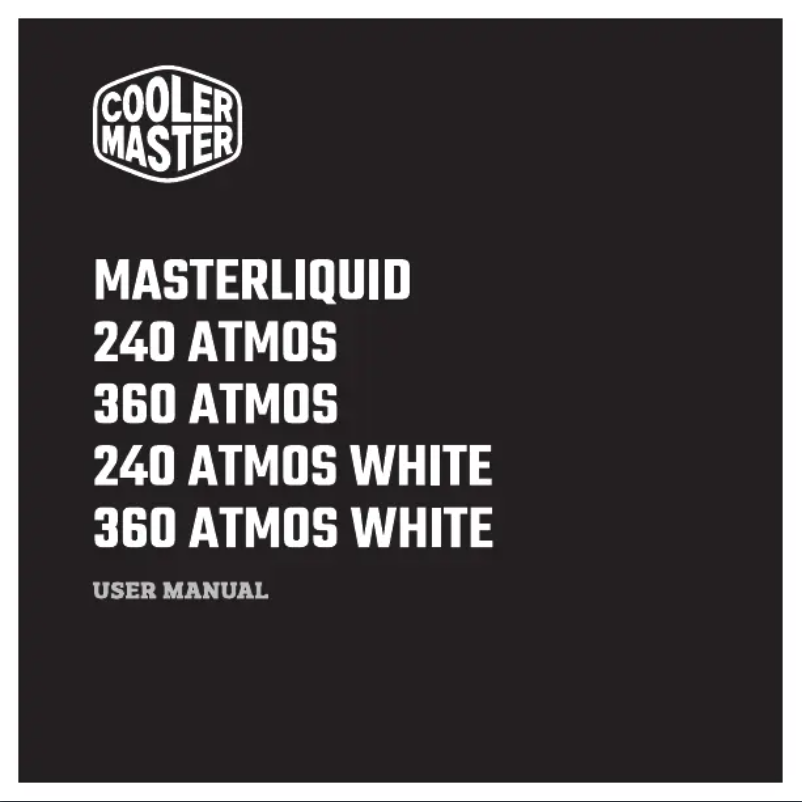 Page n°1 - Manuel utilisateur Cooler Master MasterLiquid 240 ATMOS