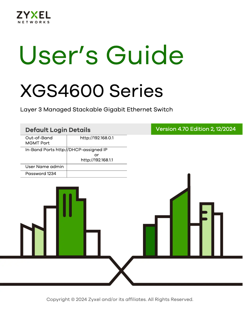 Image de la première page du manuel de l'appareil XGS4600-32F