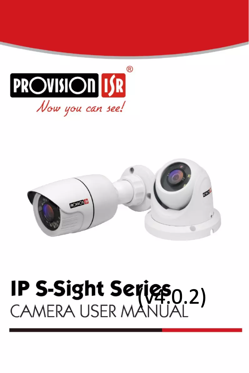 Page n°1 - Manuel utilisateur Provision-ISR I1-390IP5S36