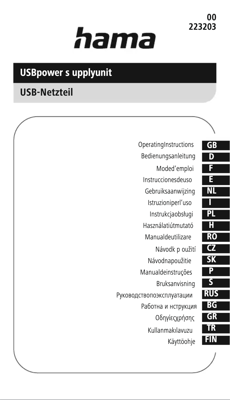 Imagen de la primera página del manual del dispositivo USB 00054117