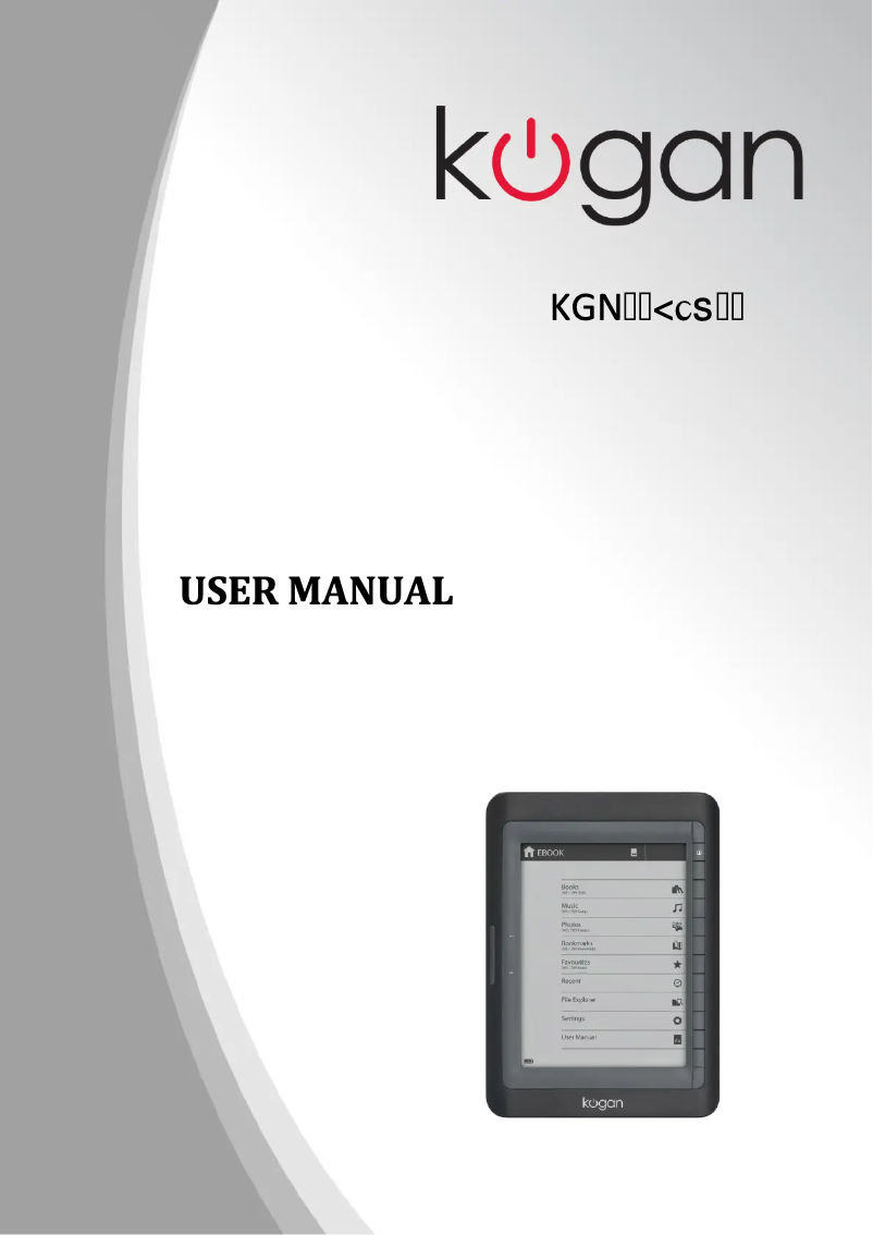 Page 1 de la notice Manuel utilisateur Kogan KGNEBK6VAA