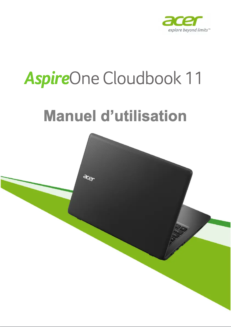 Página 1 del manual Manual de usuario Acer Aspire One Cloudbook 11