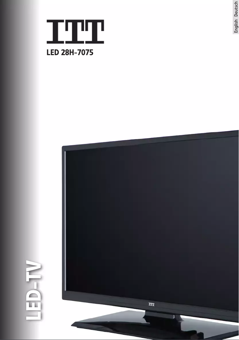 Page 1 de la notice Manuel utilisateur ITT LED 28H-7075-B