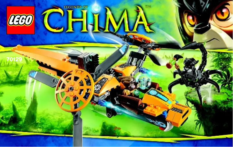 Page 1 de la notice Manuel utilisateur Lego Chima 70129
