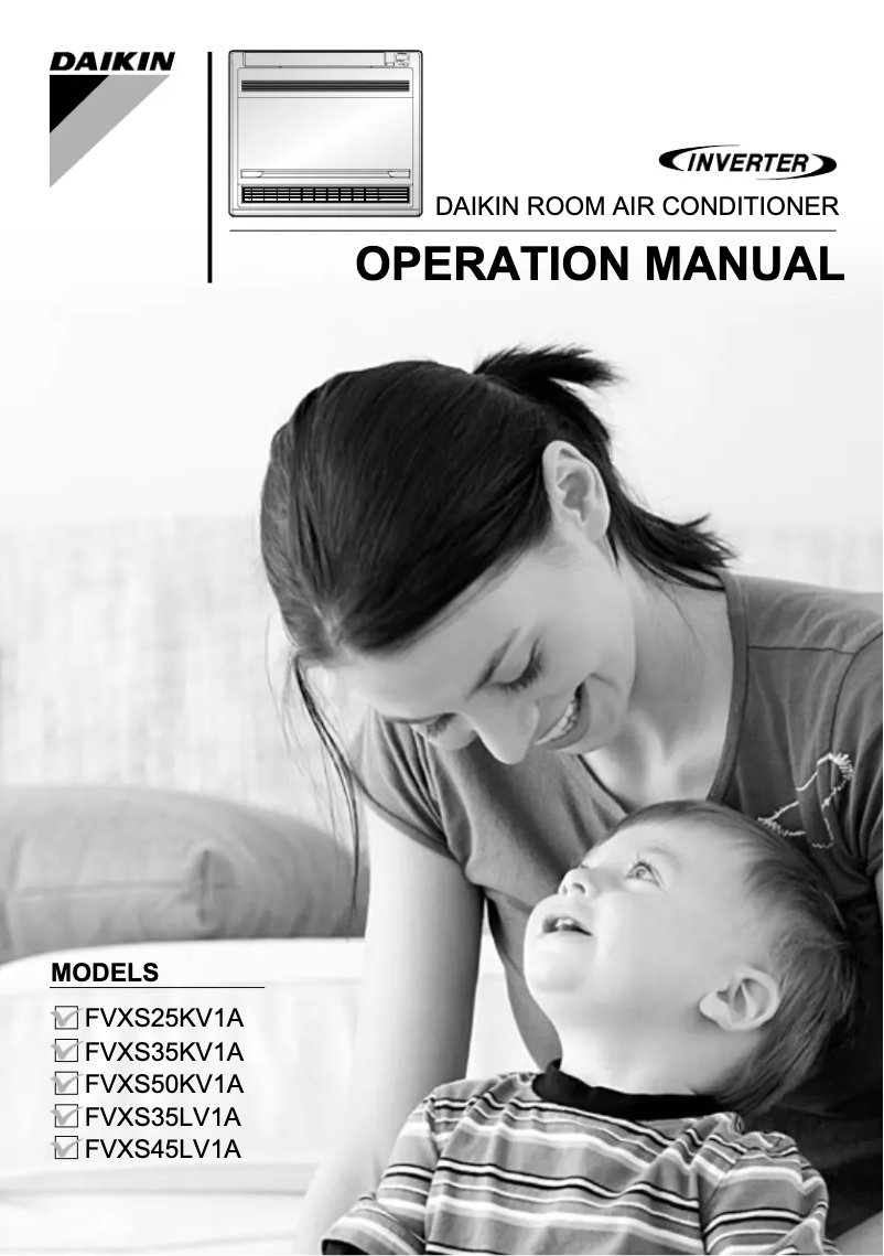 Imagen de la primera página del manual del dispositivo FVXS71KVMA