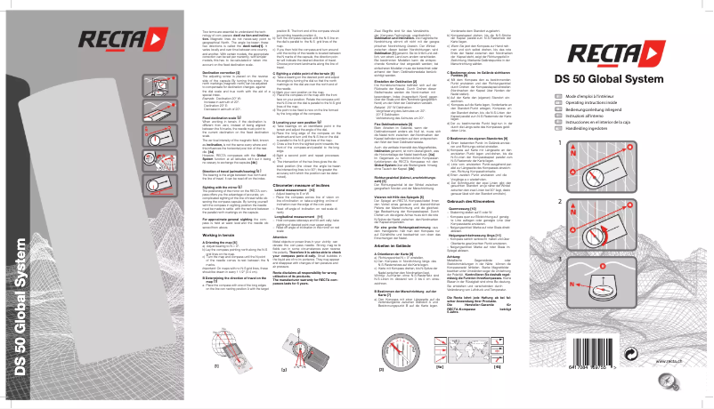 Página 1 del manual Manual de usuario Recta DS 50 Global System