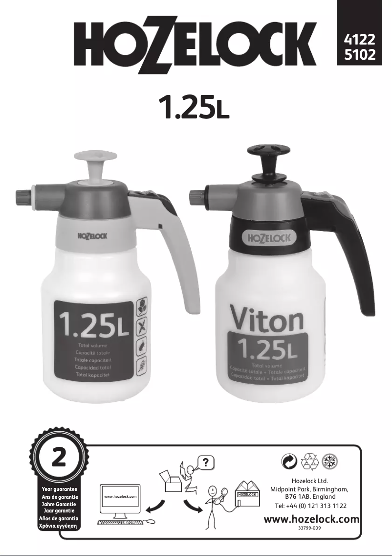 Page 1 de la notice Manuel utilisateur Hozelock 4122