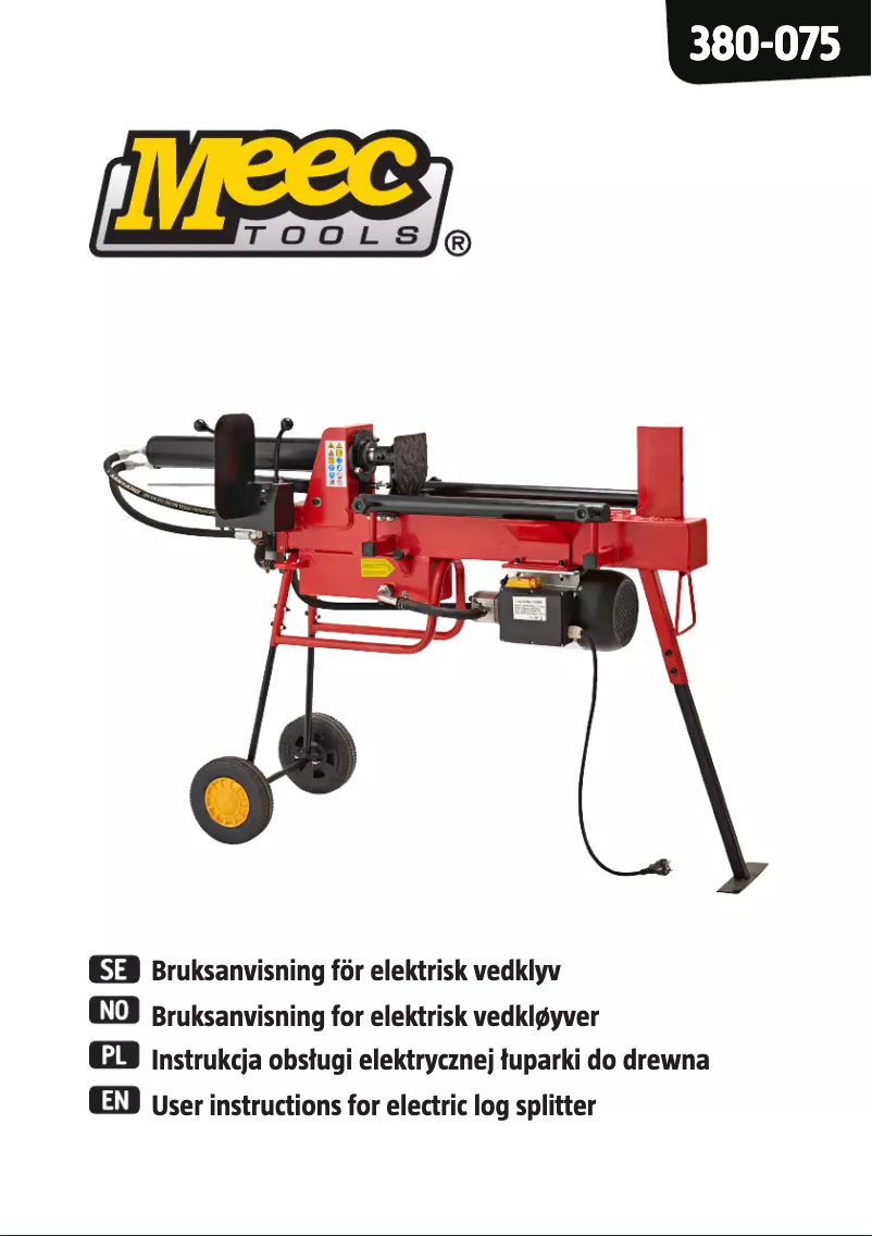 Page 1 de la notice Manuel utilisateur Meec Tools 380-075