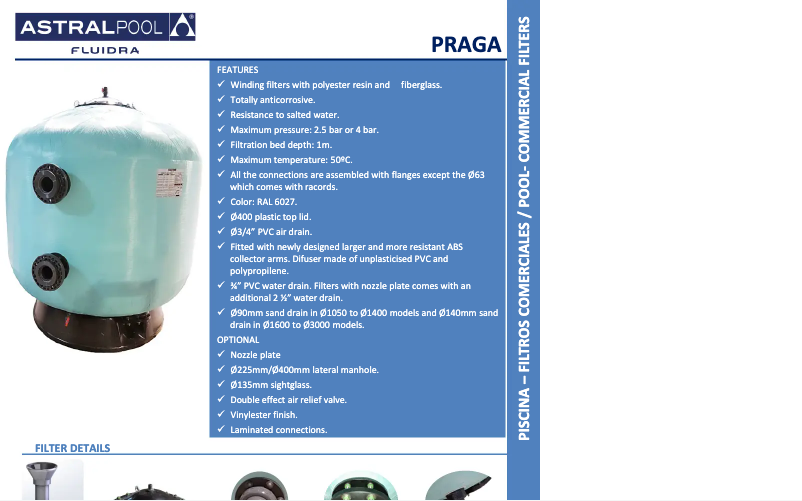 Image de la première page du manuel de l'appareil Praga