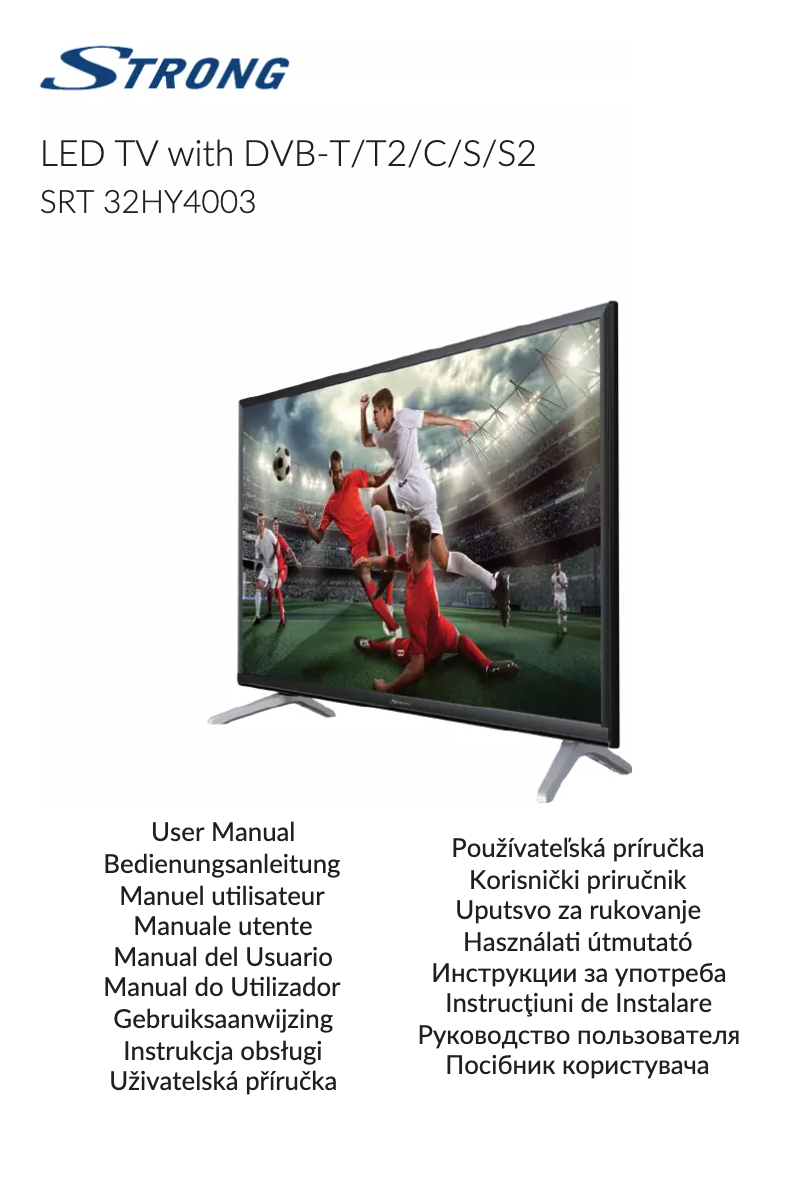 Page n°1 - Manuel utilisateur Strong SRT 32HY4003