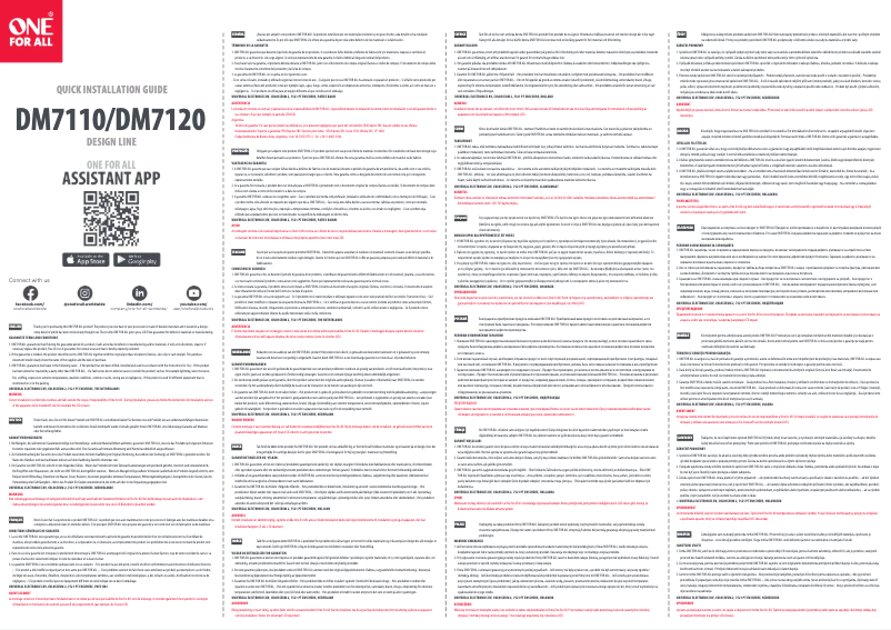 Image de la première page du manuel de l'appareil DM 7110