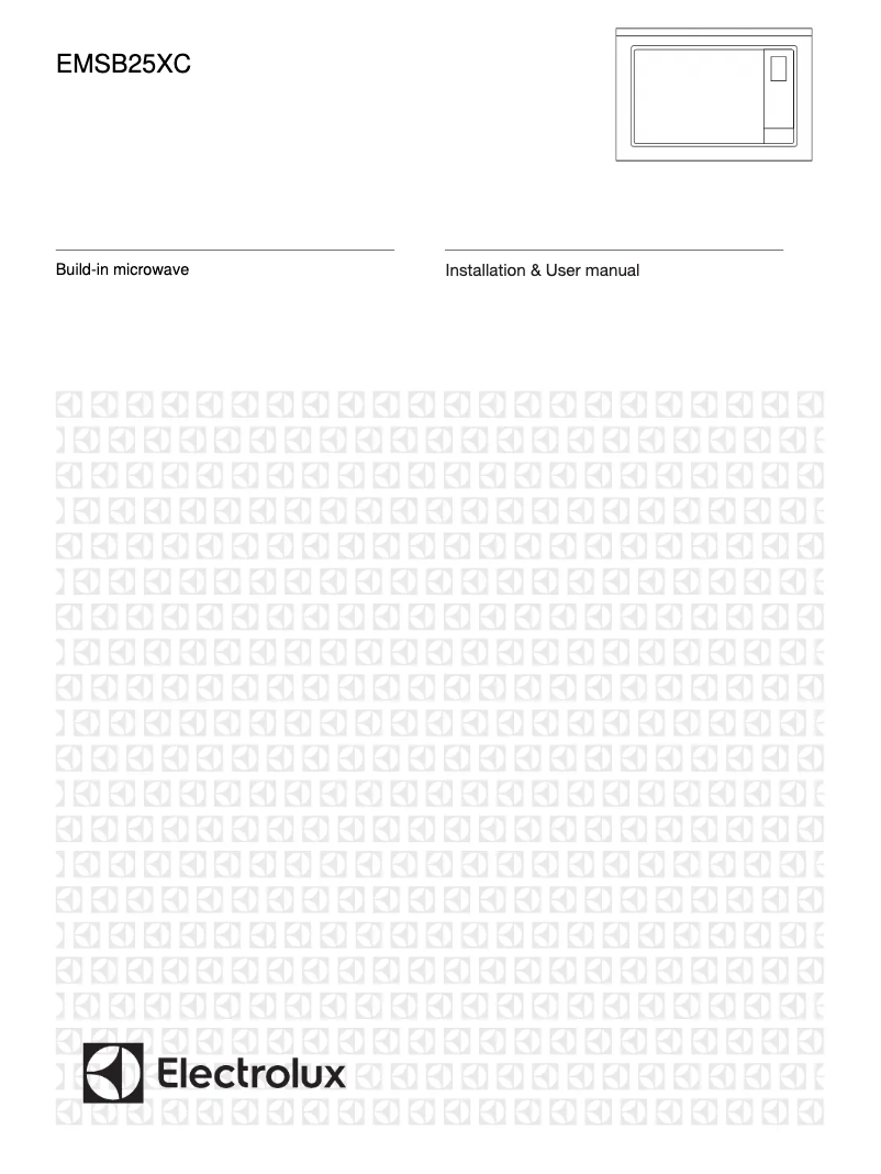 Image de la première page du manuel de l'appareil EMSB25XG