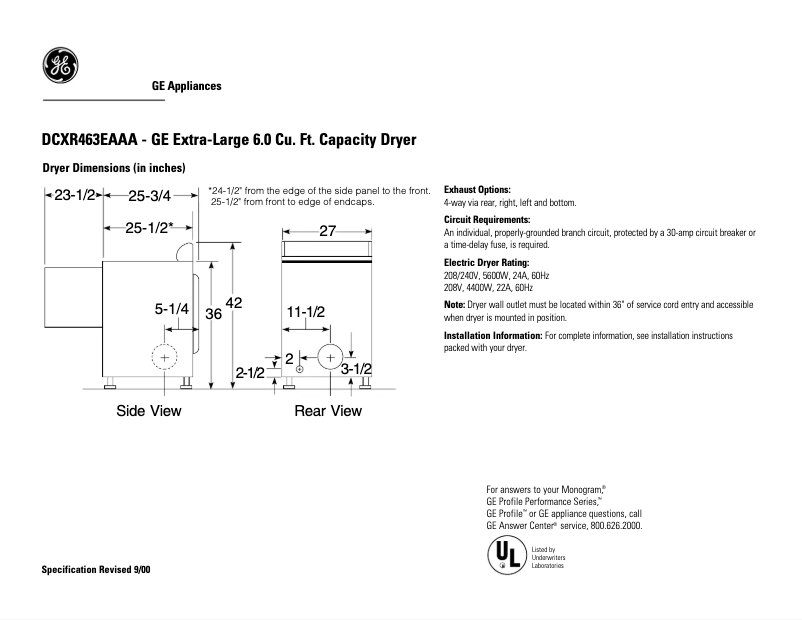 Image de la première page du manuel de l'appareil DCXR463EAAA