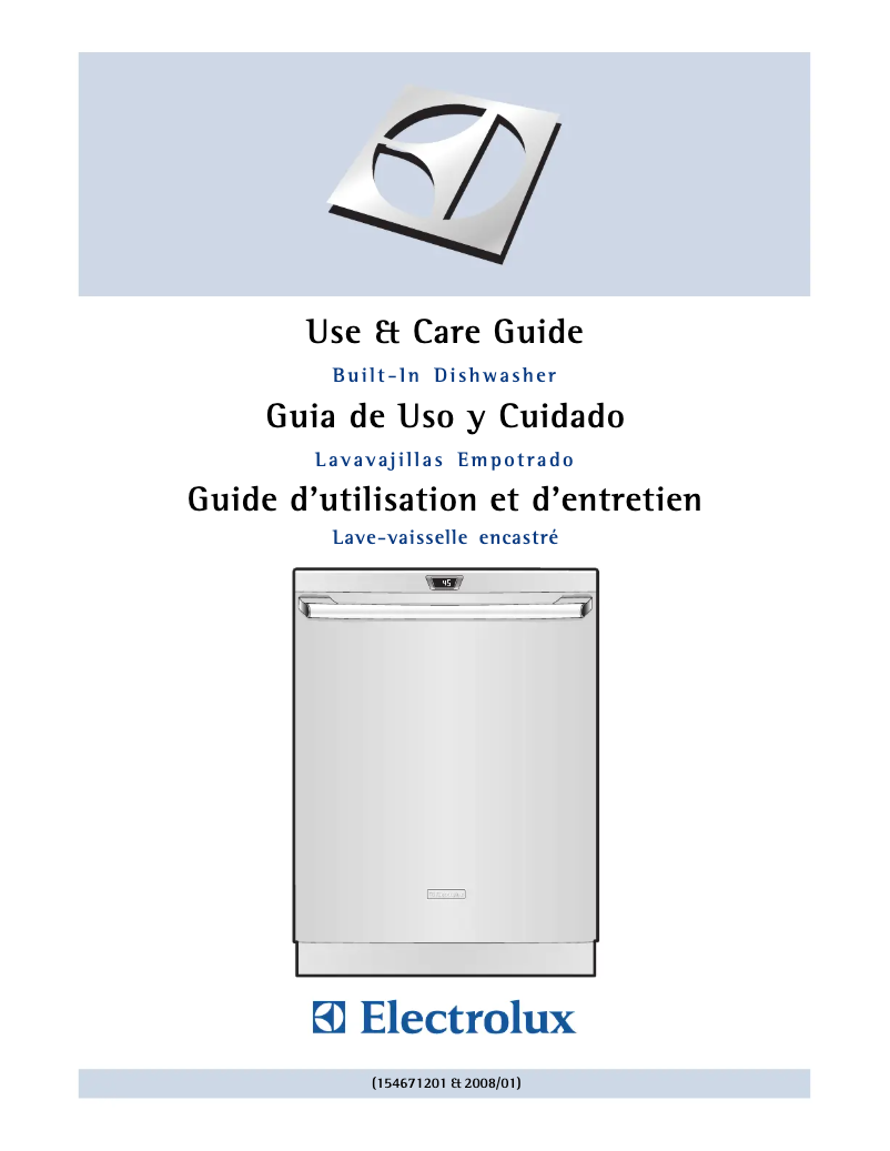 Page n°1 - Manuel utilisateur Electrolux EIDW6105GW