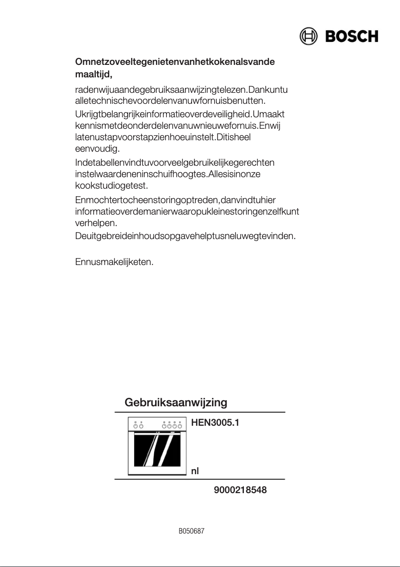 First page image of the manual for HEN300551