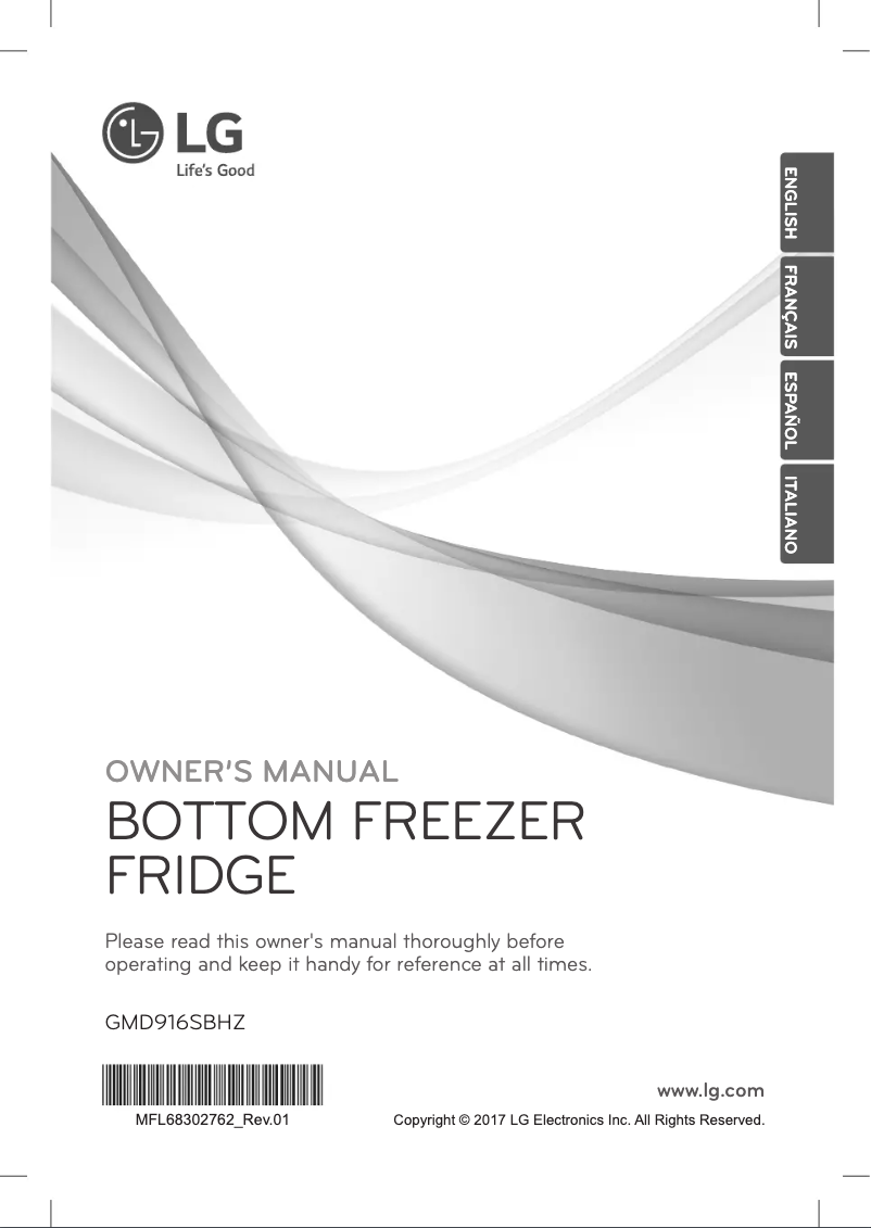 Image de la première page du manuel de l'appareil GMD916SBHZ