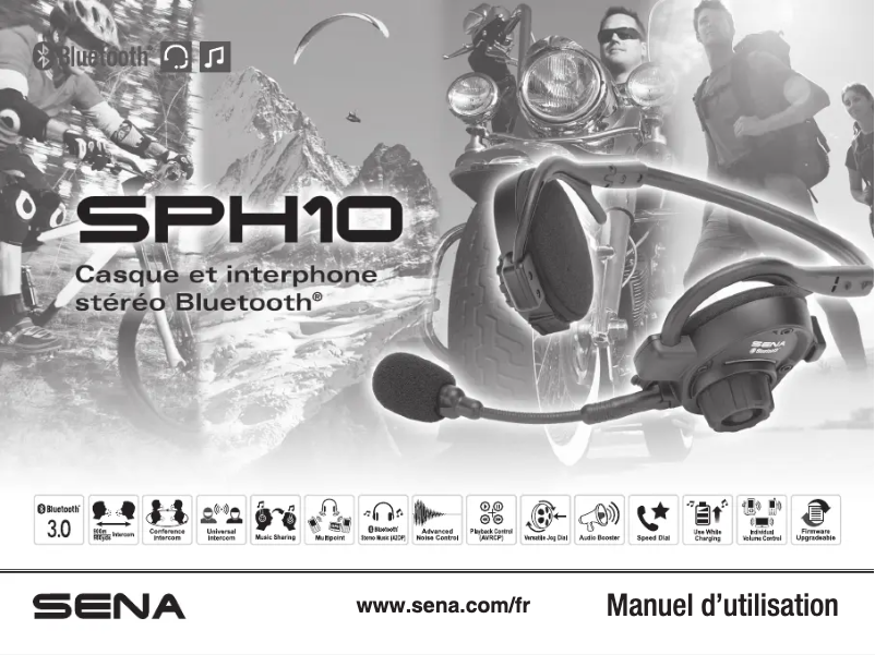 Page n°1 - Manuel utilisateur Sena SPH10