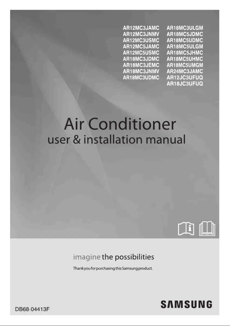 Image de la première page du manuel de l'appareil AR18MC3JNMVNNA