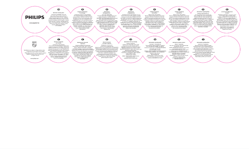 Imagen de la primera página del manual del dispositivo SVC2560W