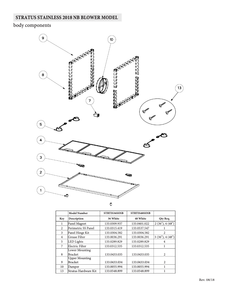 Image de la première page du manuel de l'appareil STRTIS48SSNB