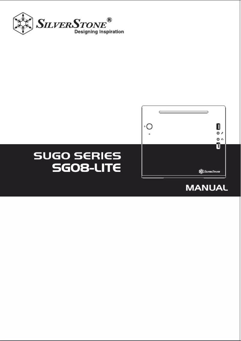 Page n°1 - Manuel utilisateur Silverstone Sugo SG08-Lite
